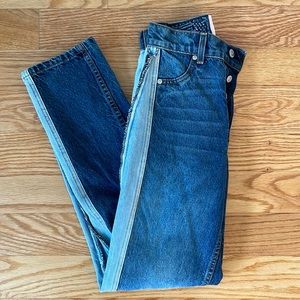 revice denim 2-tone jeans